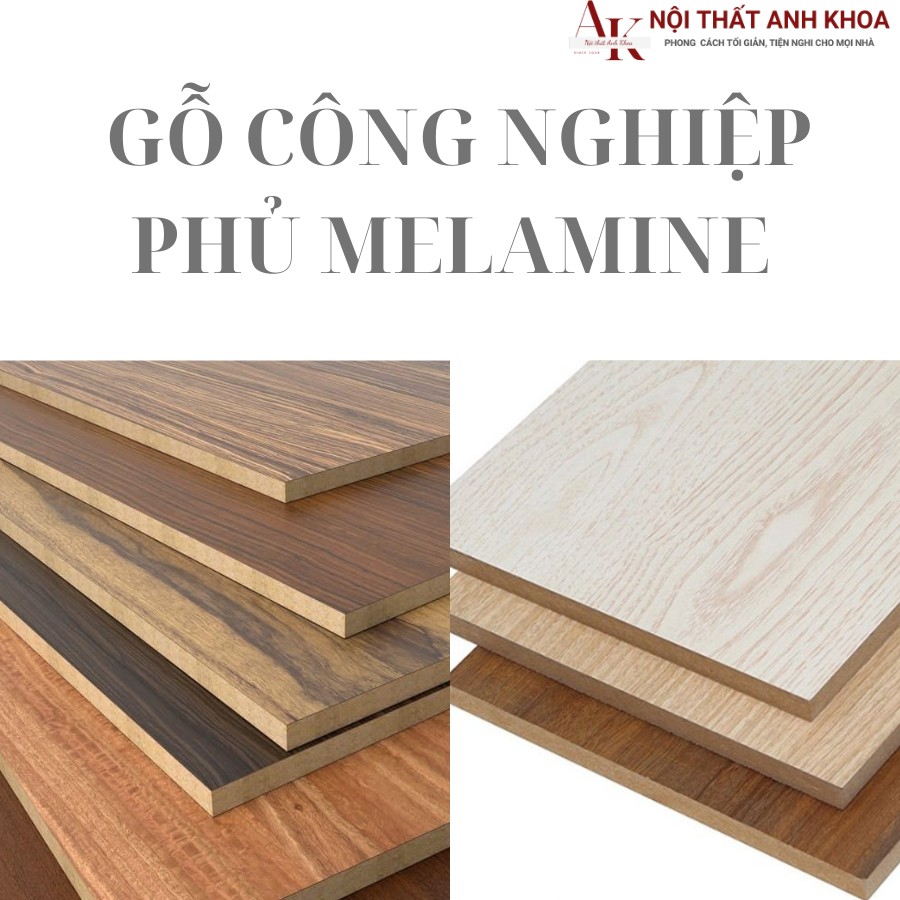  Gỗ công nghiệp MDF phủ lớp melamine dày 17mm