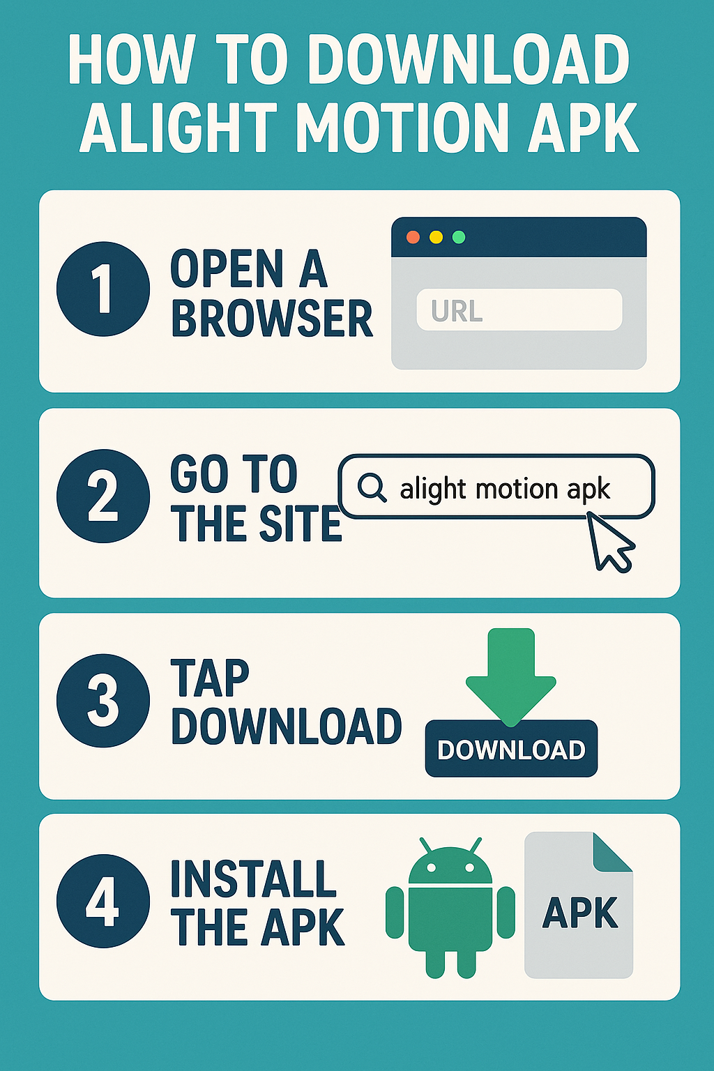 HOW TO DOWNLOAD ALIGHT MOTION APK