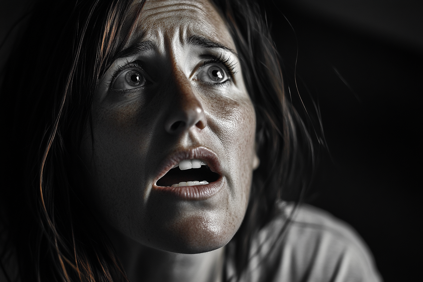 A shocked woman | Source: Midjourney