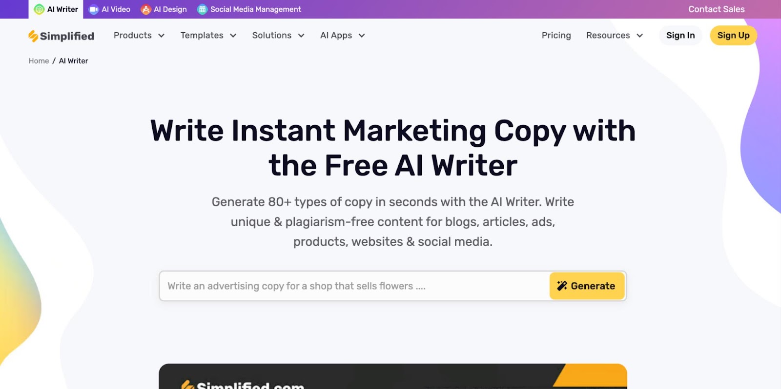 Top 5 Free AI Writing Tools