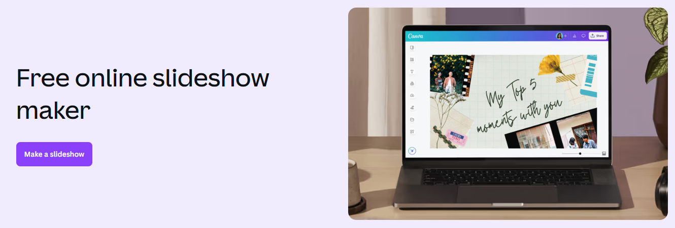 Canva: Provides Slideshow Templates for All Kinds of Occasions