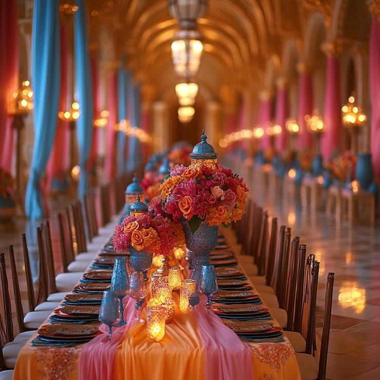 Vibrant Moroccan Wedding Color Palette