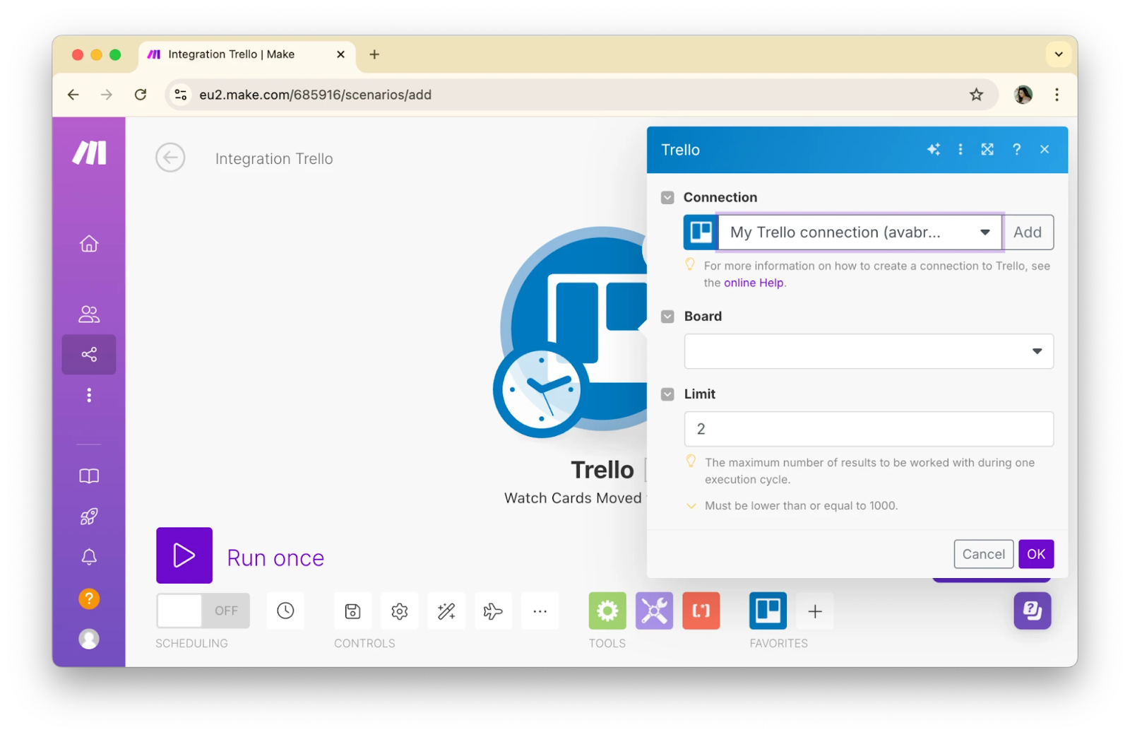 Configure Trello-axiabits