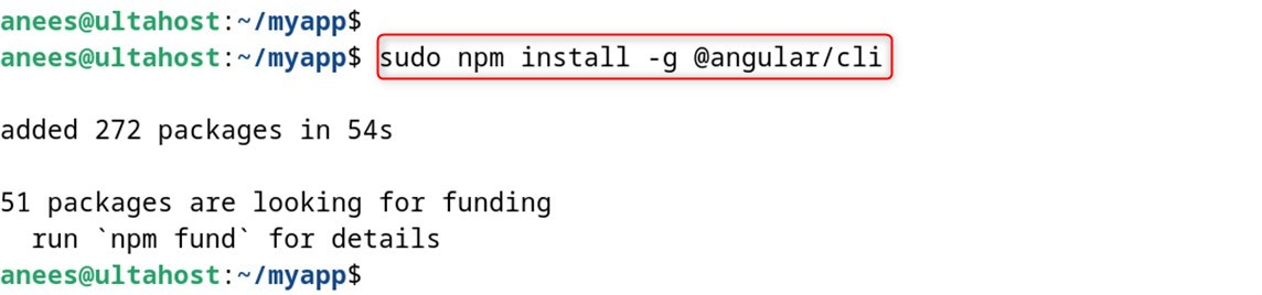 install angular cli