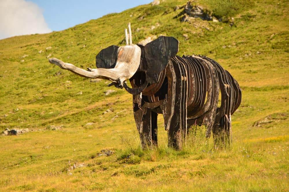 3D sculpture park in Verbier