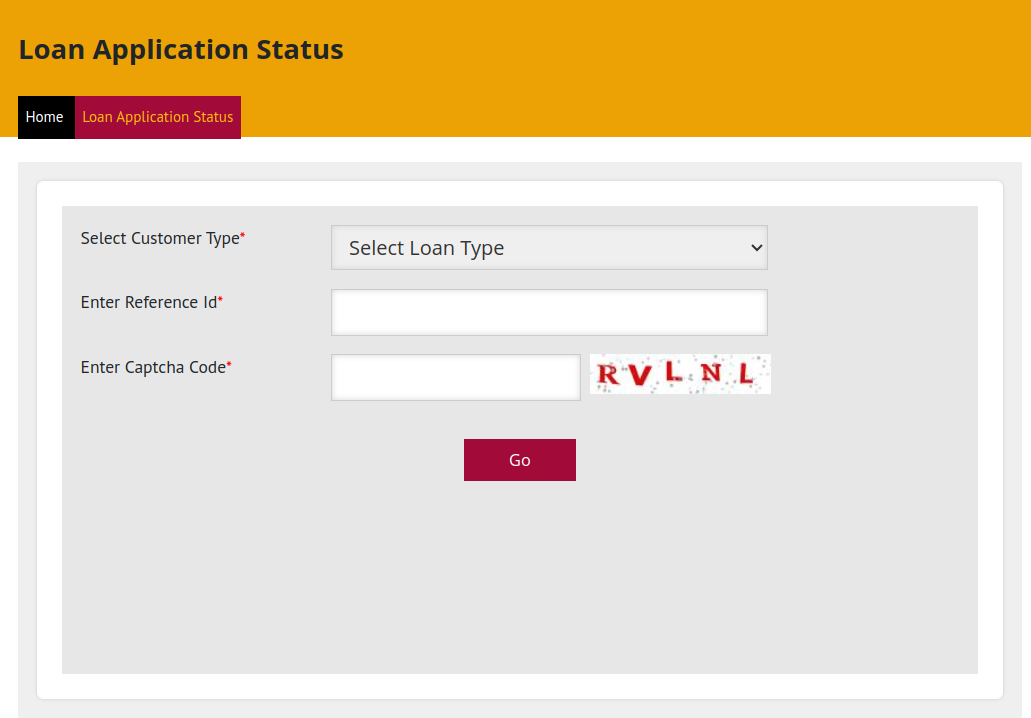 PNB Loan Status Online