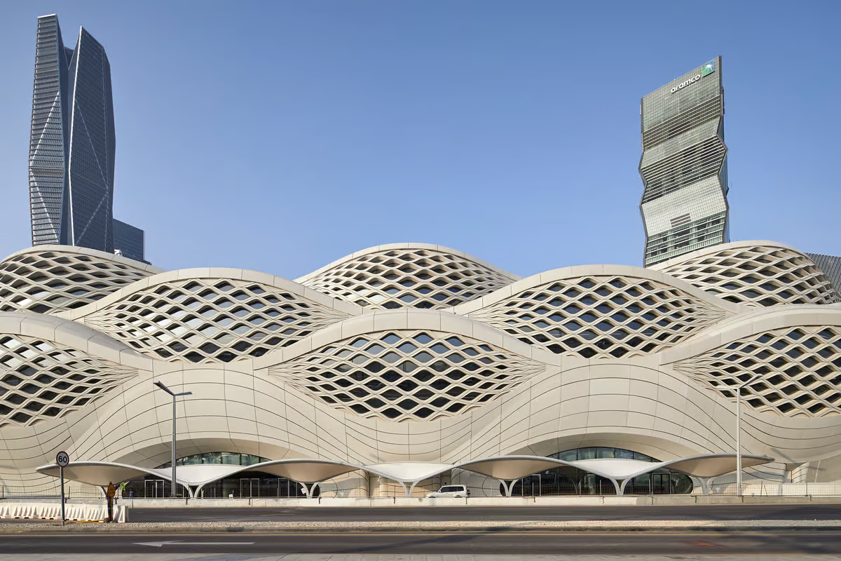 Riyadh Metro’s station with beautiful architecture - (Credits New Atlas)