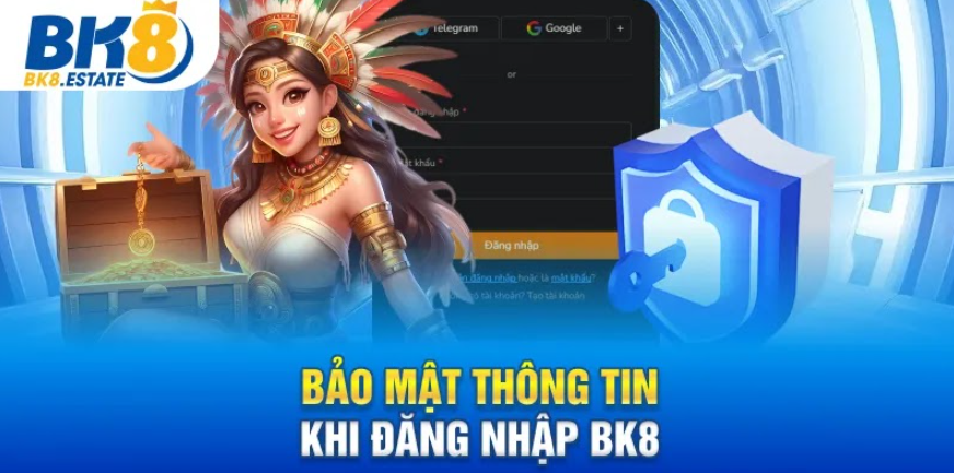 Bảo mật thông tin khi đăng nhập tài khoản cá cược tại BK8