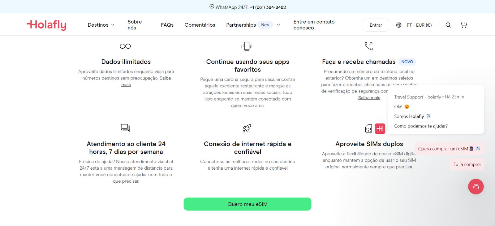 Como comprar eSIM online?
