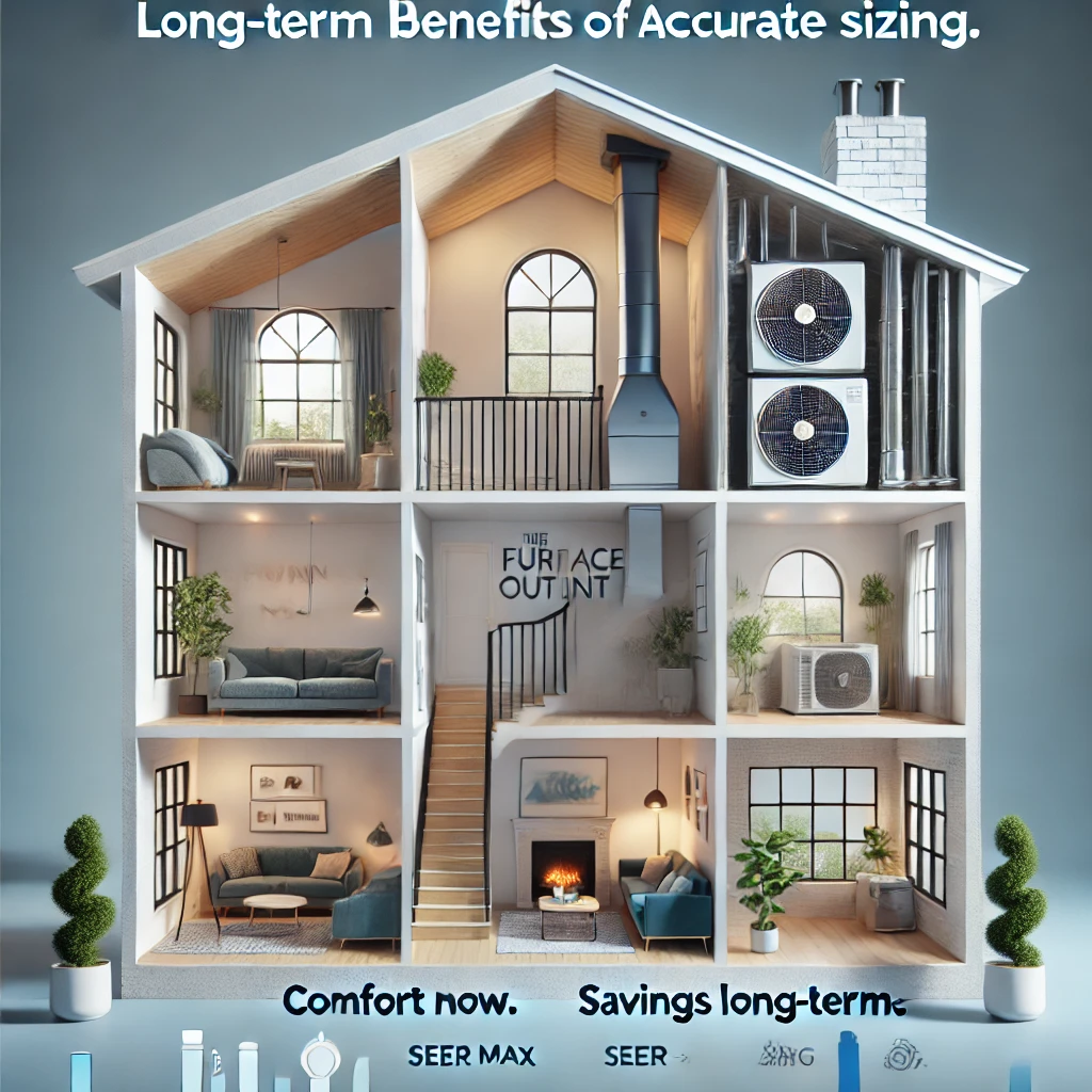 Manual J load report with highlighted sensible and latent BTUs, showing a homeowner or technician reviewing HVAC sizing data including Sensible Heat Ratio for precise equipment matching