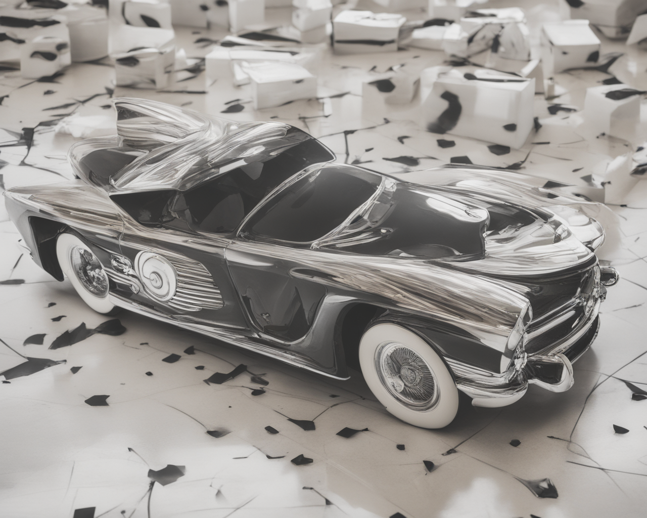 A black and white photo of a car

AI-generated content may be incorrect.