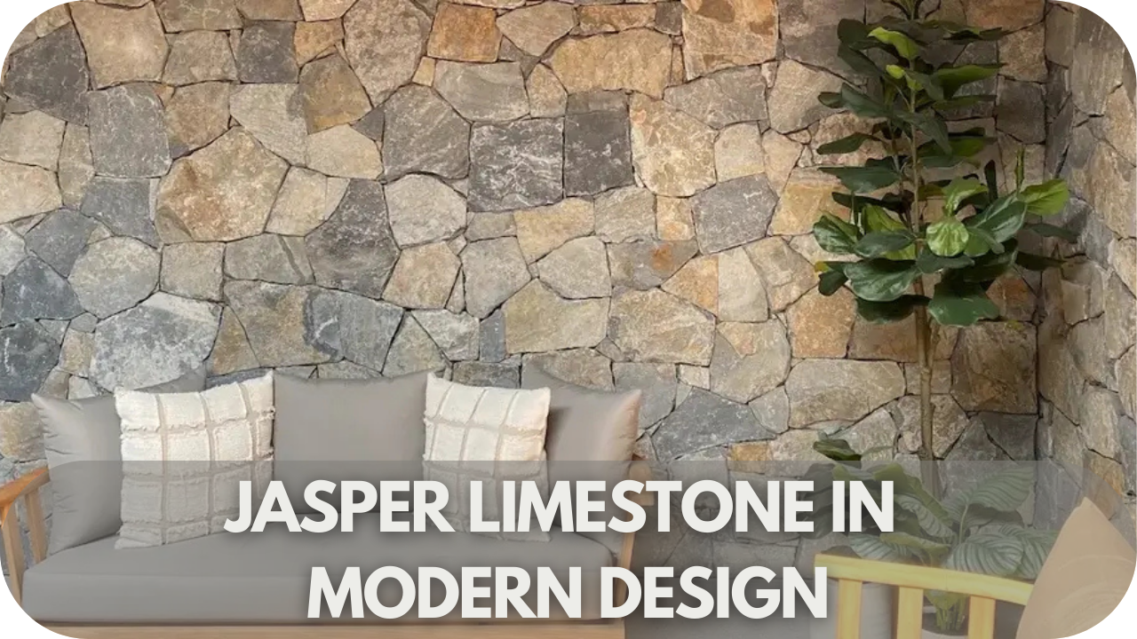 Jasper Limestone used in modern design for sleek, sophisticated interiors