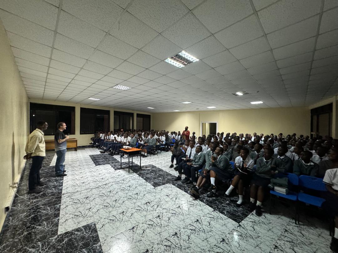 Visit of Ryan Lambert at the Rwanda Coding Academy