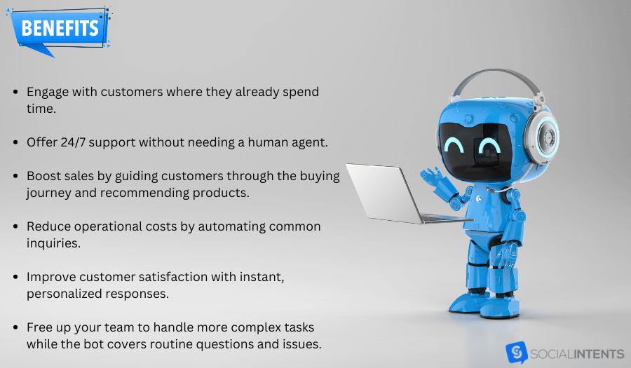 Benefits of a messenger chatbot