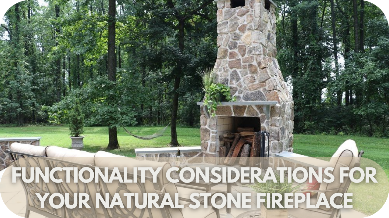 Learn key functionality tips for your natural stone fireplace, ensuring it’s both practical and beautiful in your backyard.