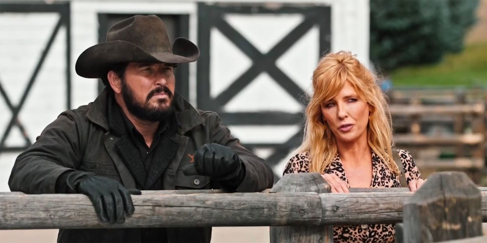 Beth and Rip talking in Yellowstone
