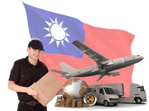 A person holding a box and a plane in front of a flag

Description automatically generated