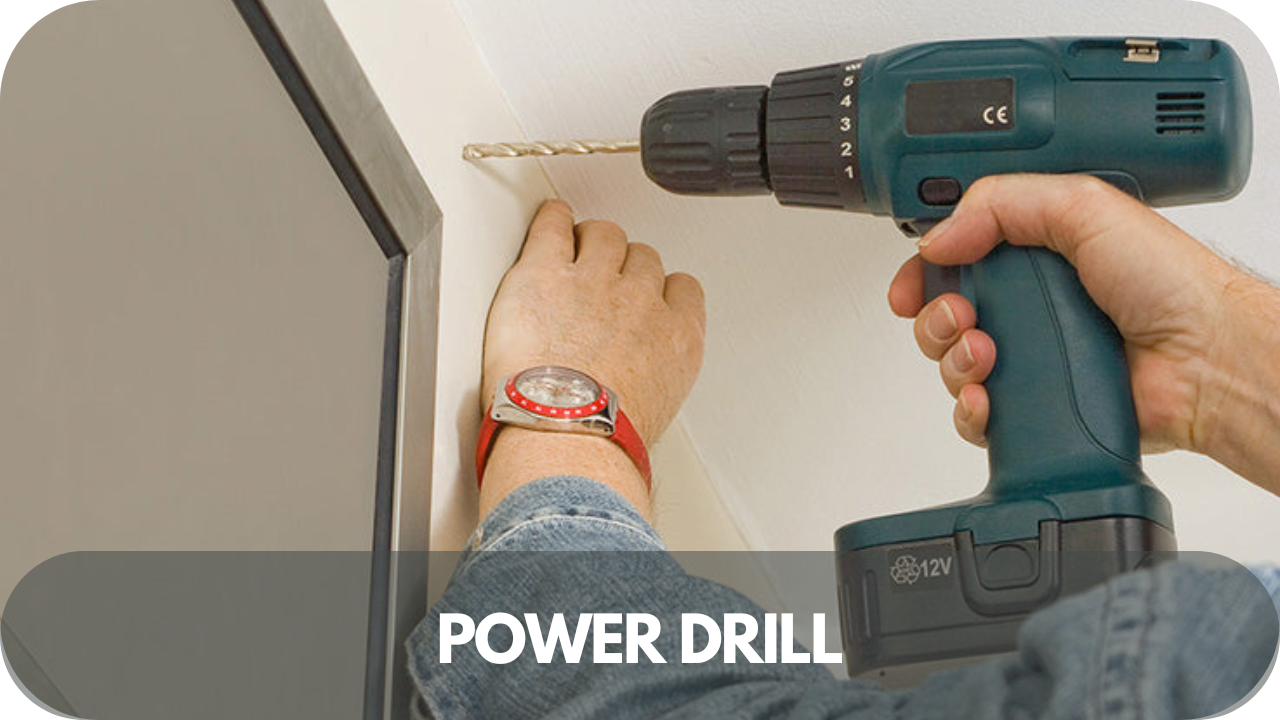 Quickly secure blinds with a powerful drill for effortless installation.