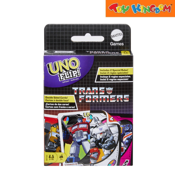 Mattel Games UNO Flip! Transformers