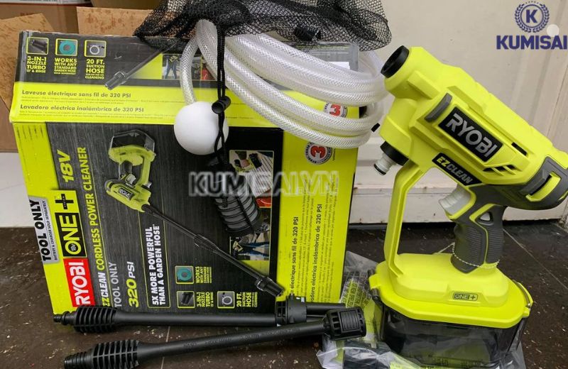 Máy rửa xe pin Ryobi RY120350VNM