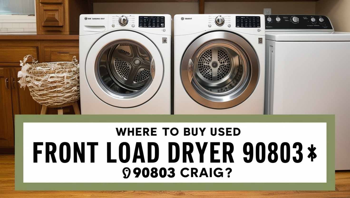  Where to Buy Used Front Load Dryer 90803 Craig​​: A Complete Guide