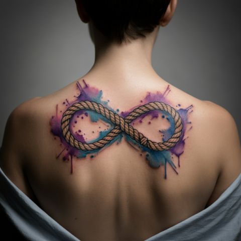 Infinity Rope Tattoo
