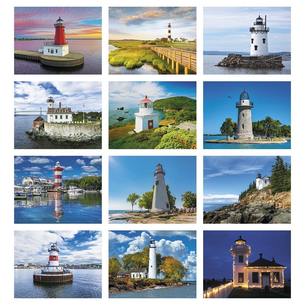 Lighthouses Wall Calendar