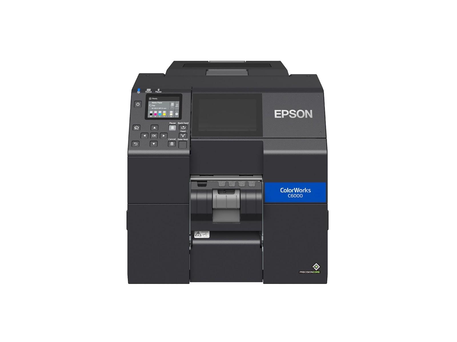The Epson ColorWorks C6000 label printer