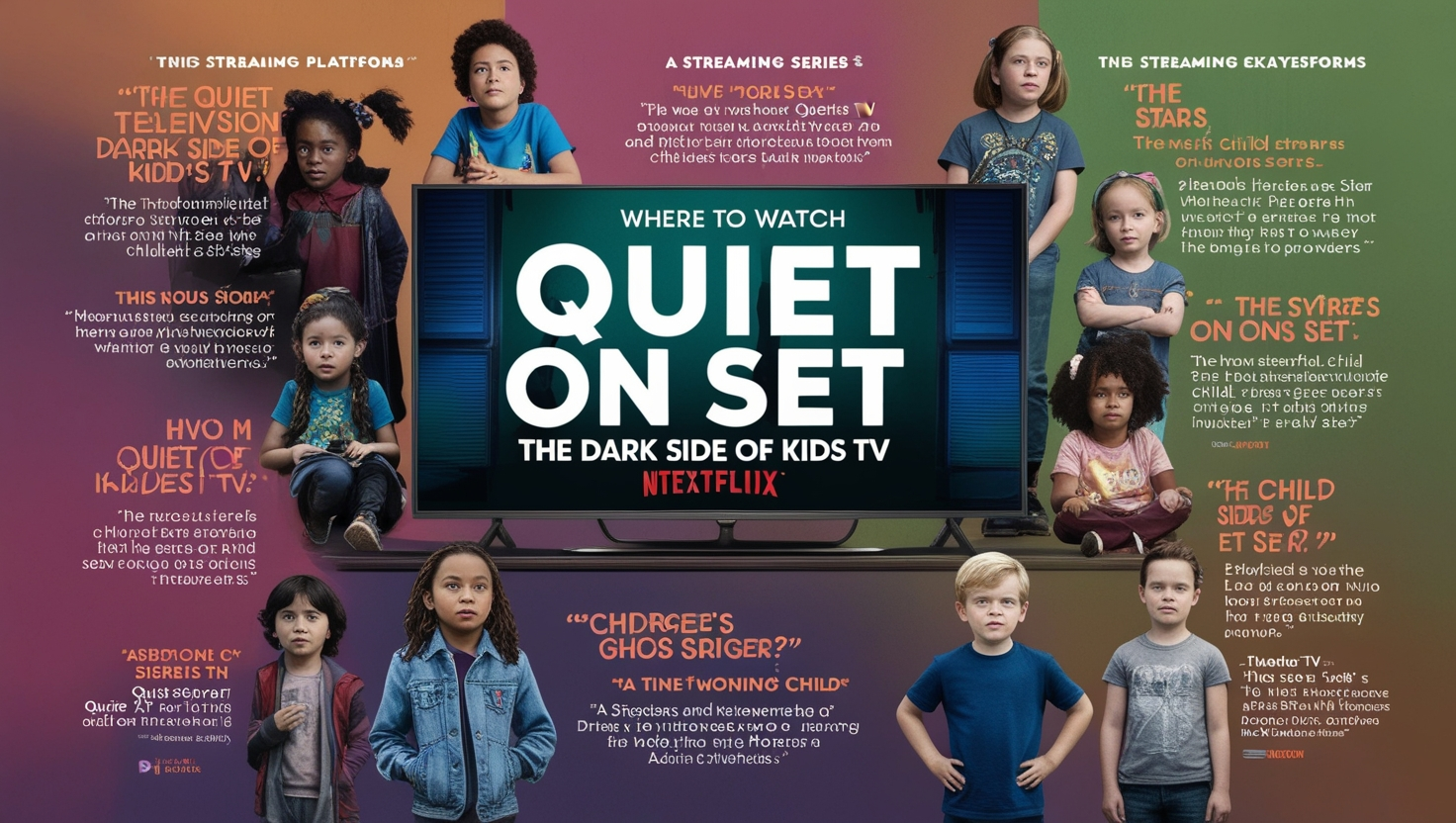 Where to Watch Quiet on Set: The Dark Side of Kids TV