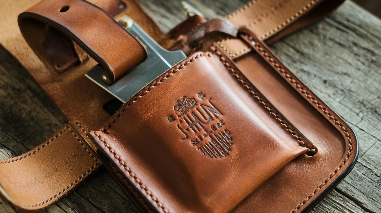 Shun Classic Western Knife Bag Leather