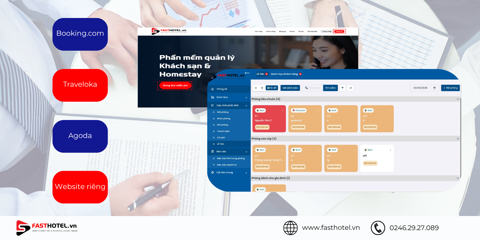 Fasthotel.vn đồng bộ kênh bán hàng hiệu quả
