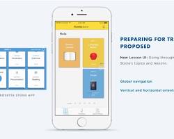 Image of Rosetta Stone app interface