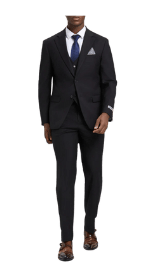 Traje de tres piezas de Stacy Adams