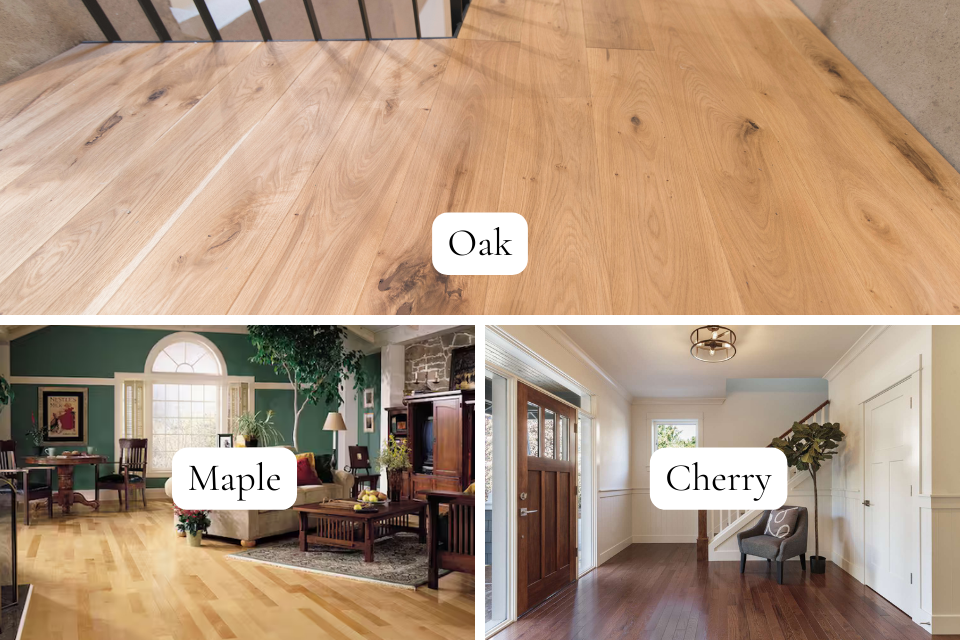 enhancing your homes flooring comparing popular material costs hardwood oak maple cherry floors custom built michigan