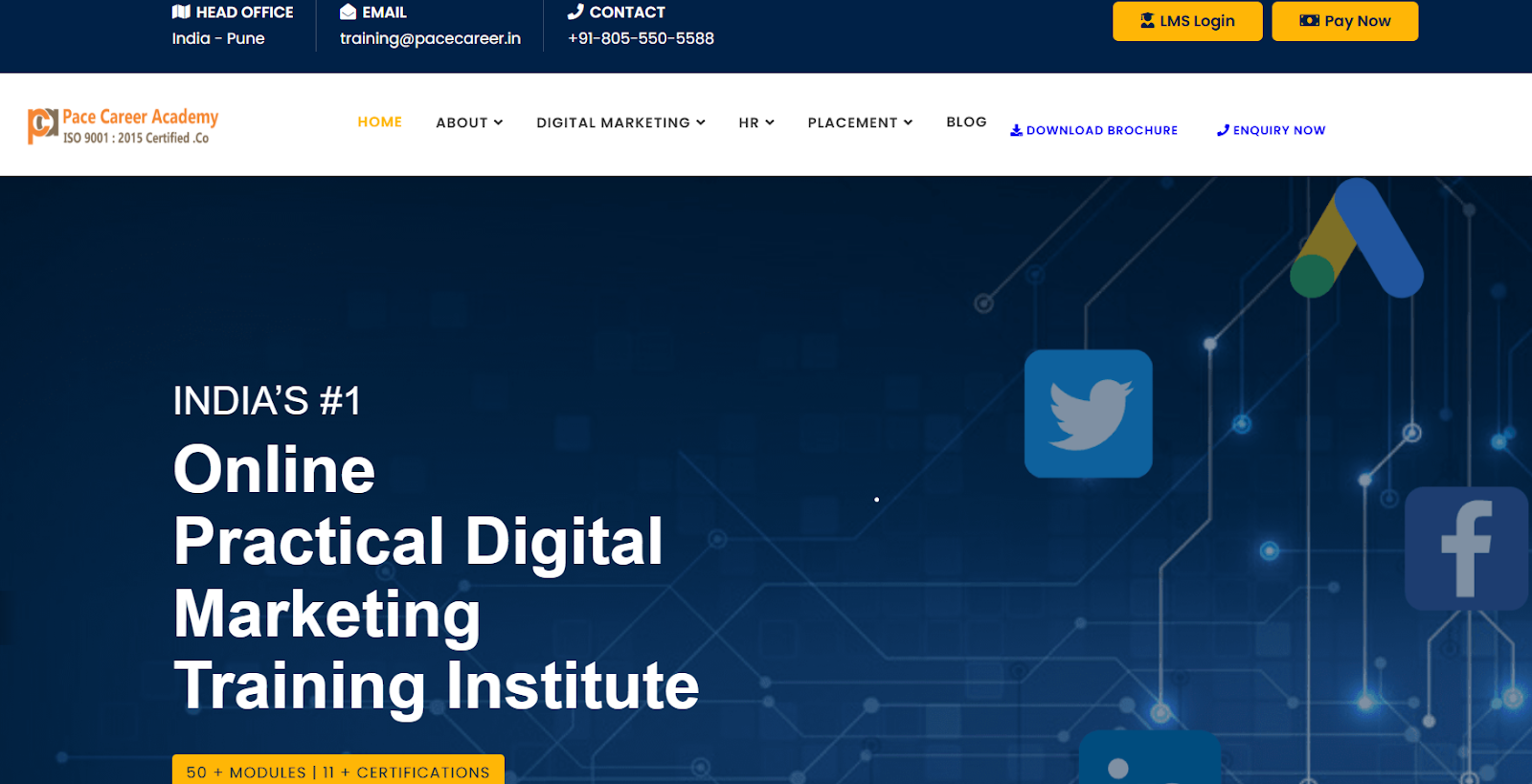 Pace Career Academy provides the worst digital marketing course in Chandigarh