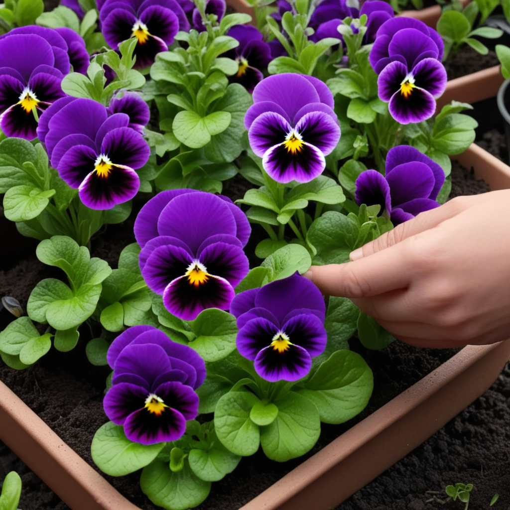 Caring for Pansy Seedlings