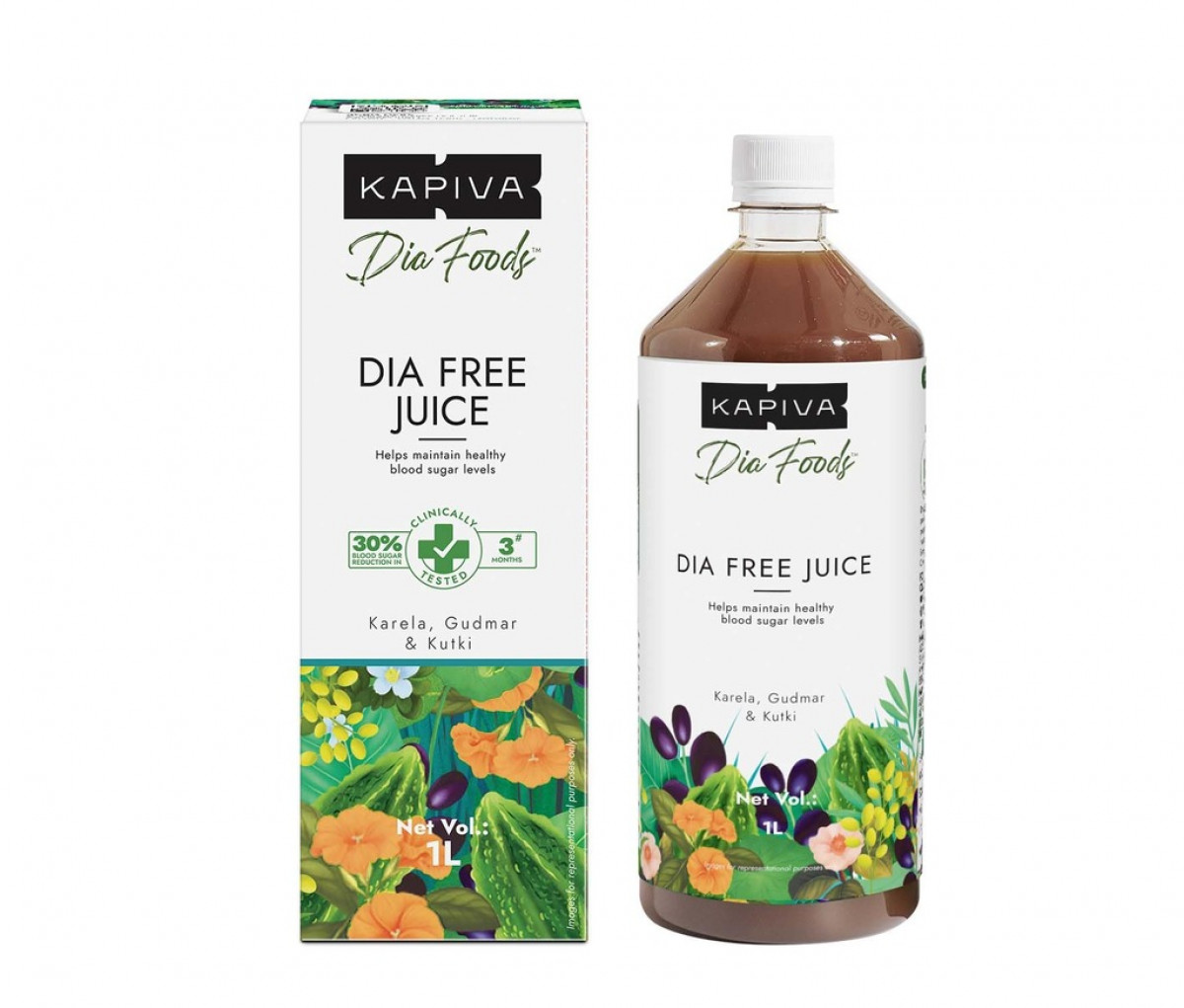 Buy Ayurvedic Products for Diabetes Care - Image of Kapiva Dia Free Juice