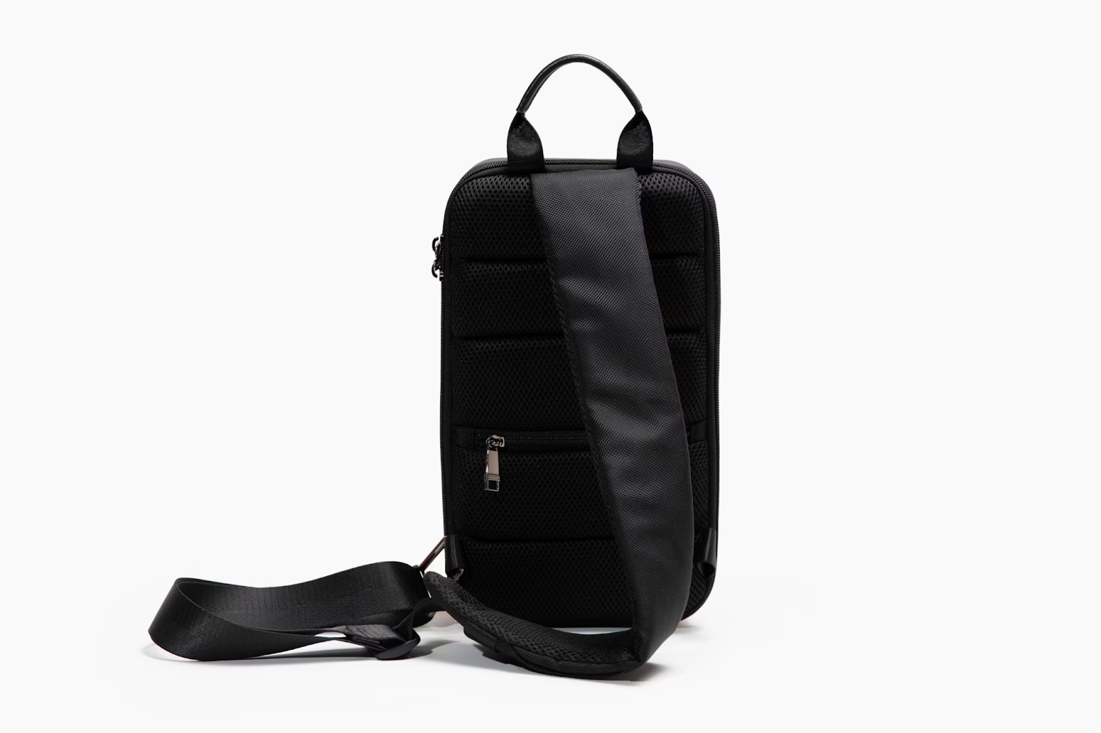 black travel backpack