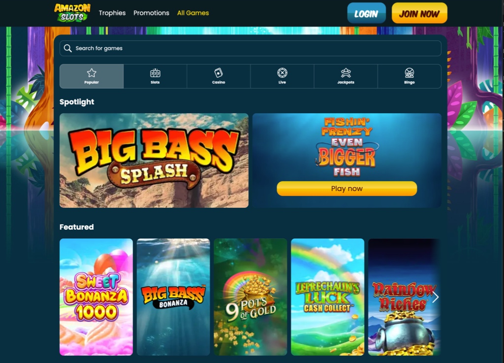 Amazon slots game selection