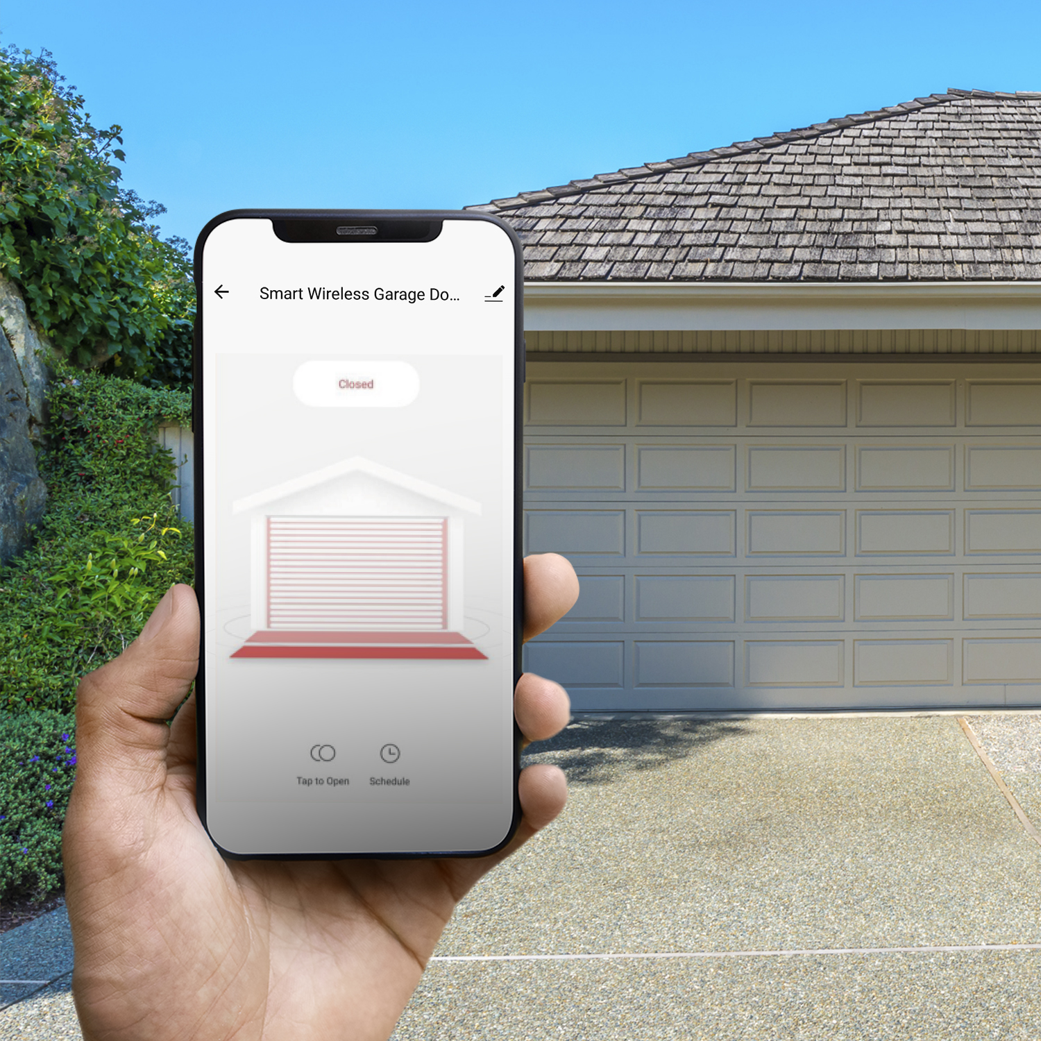 how to connect garage door opener