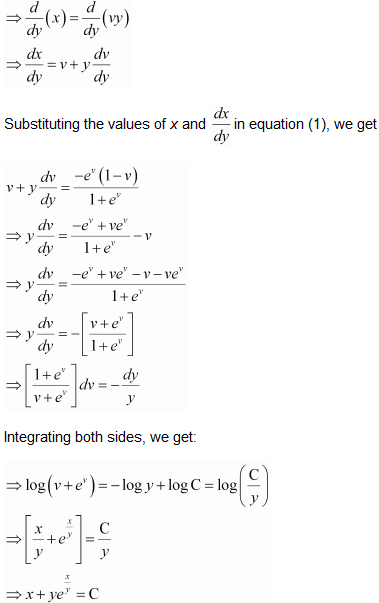 NCERT Solutions class 12 Maths Differential Equations