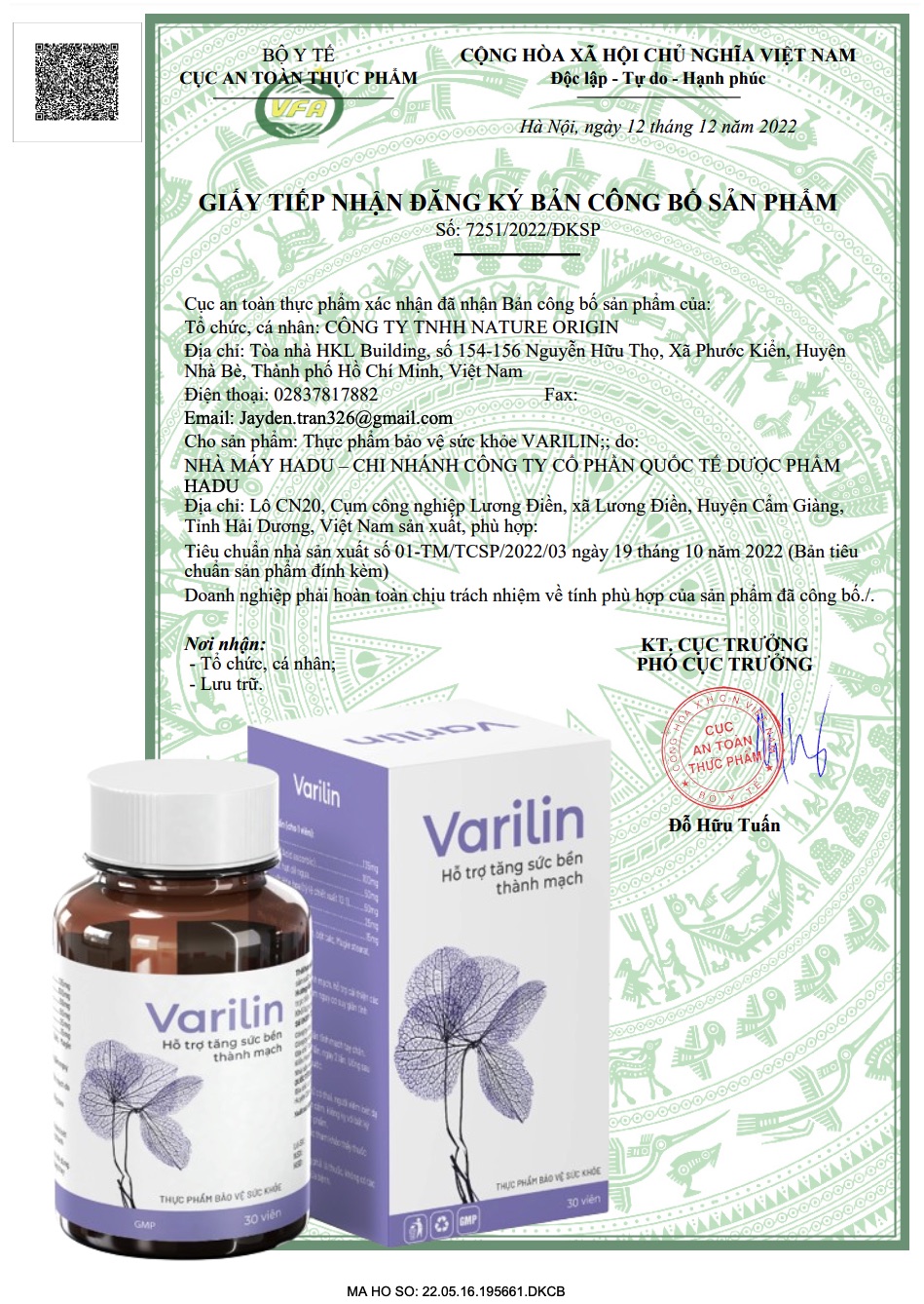 Review thuốc varilin