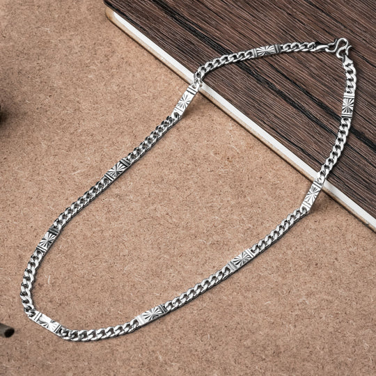 Sterling Silver Chain for Father's Day Gift