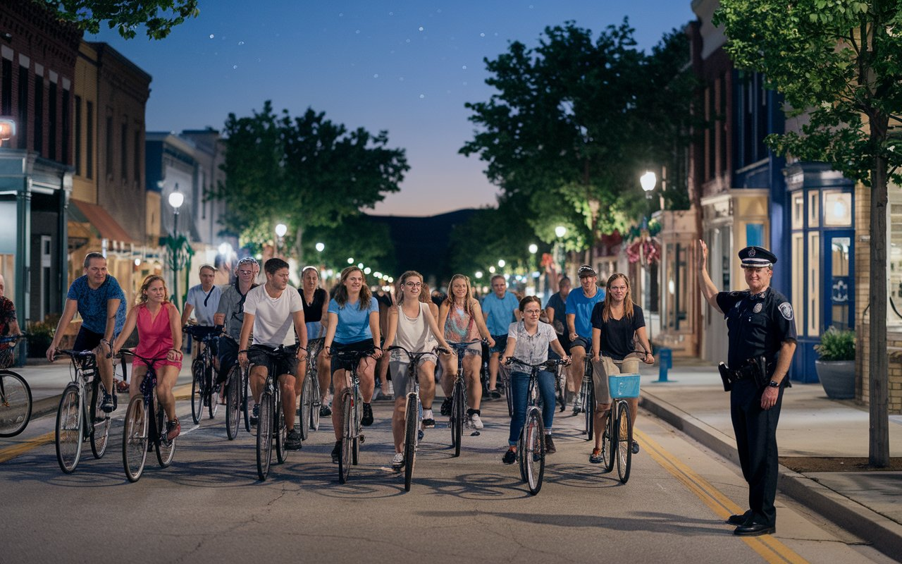 Greeley Police Moonlight Bike Ride