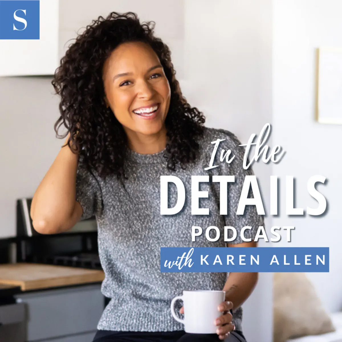 Picture of Karen Allen, host of In the details podcast. https://www.success.com/podcasts/in-the-details/