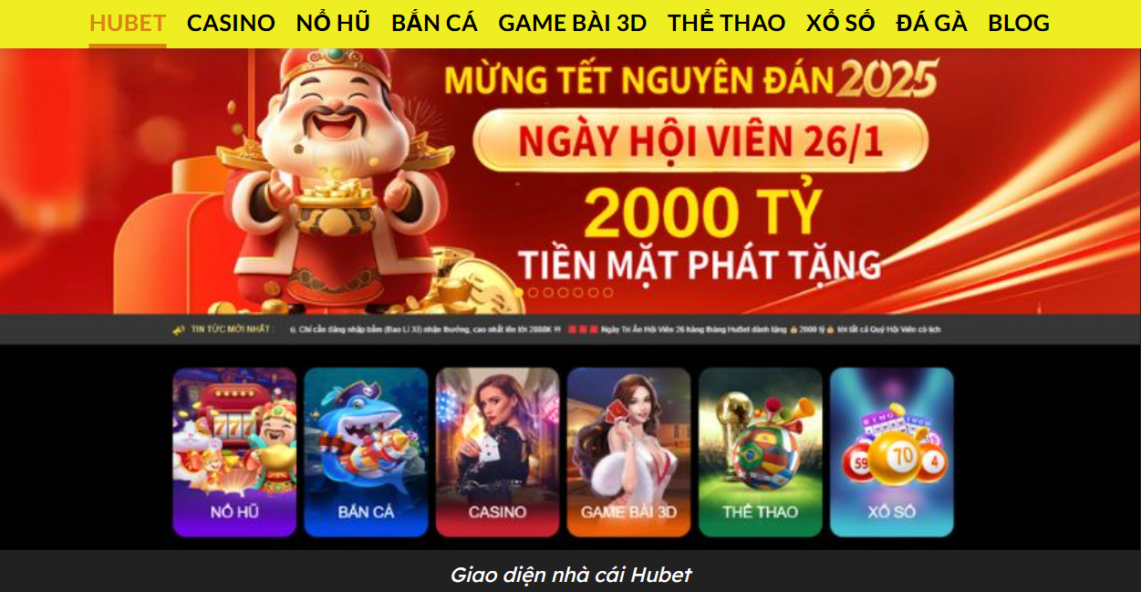 Hubet – Nhà cái cá cược trực tuyến uy tín, đáng tin cậy