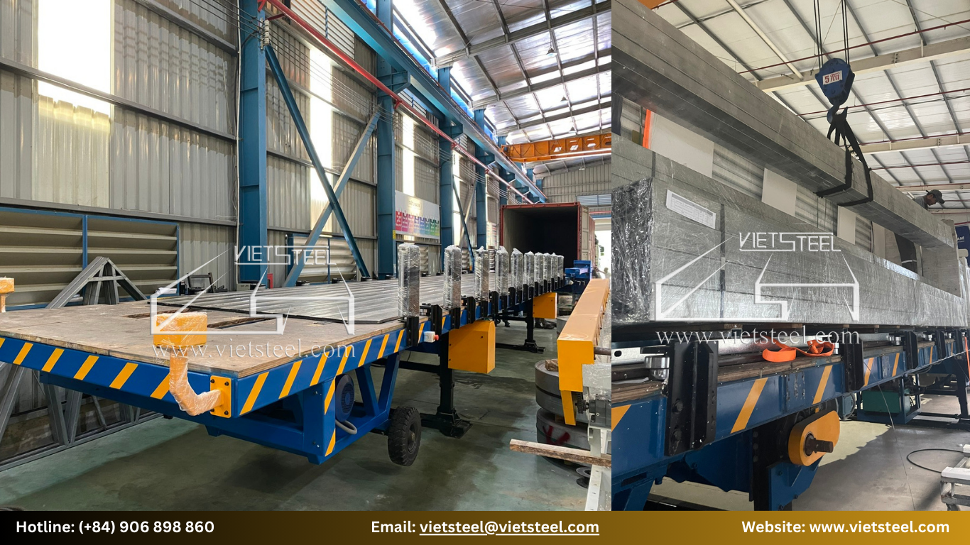 The container loading system from Viet Steel Machinery – Vietsteel 