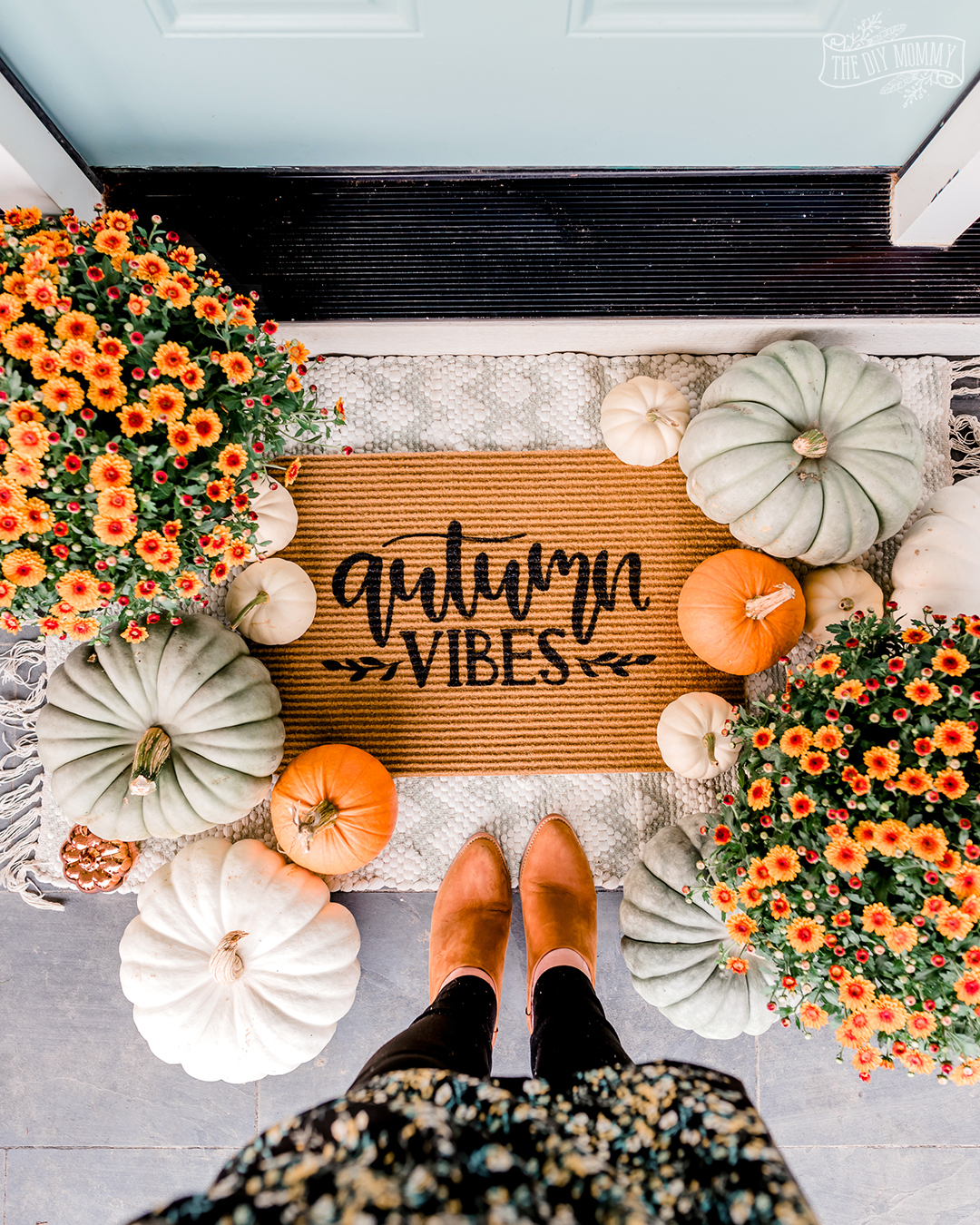 Fall-Themed Welcome Mats