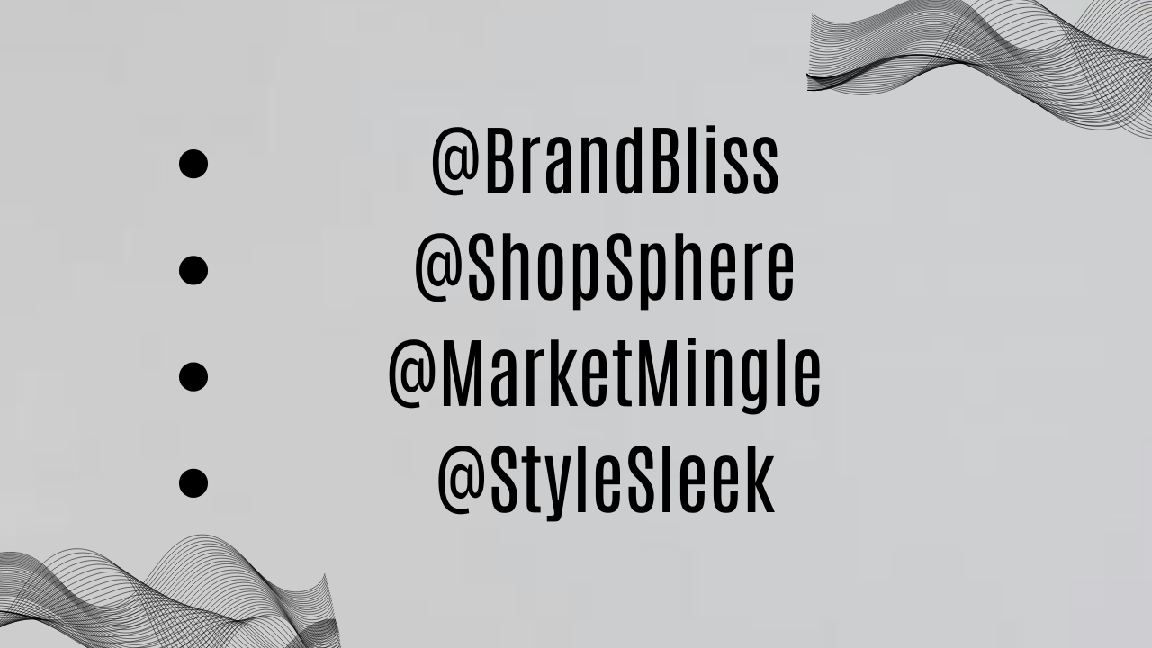 instagram username ideas