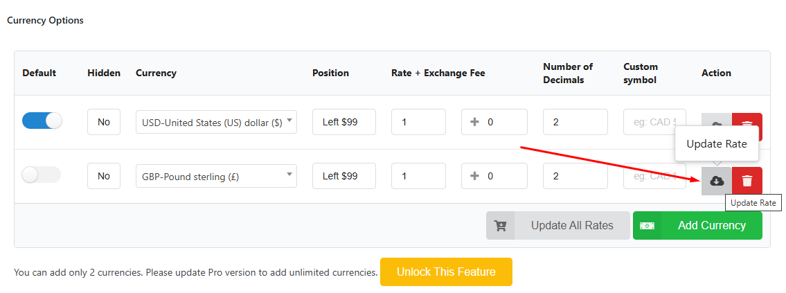 exchange rate